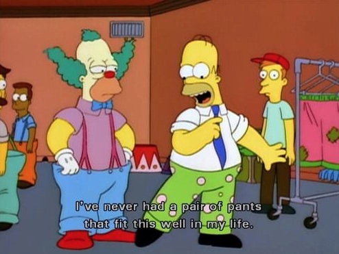 Homer Simpson Clown Pants
