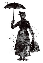 Mary Poppins Illustration